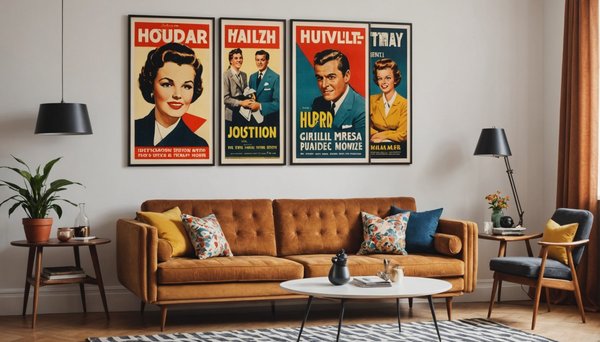 Transformez votre intérieur avec des affiches vintage au style rétro